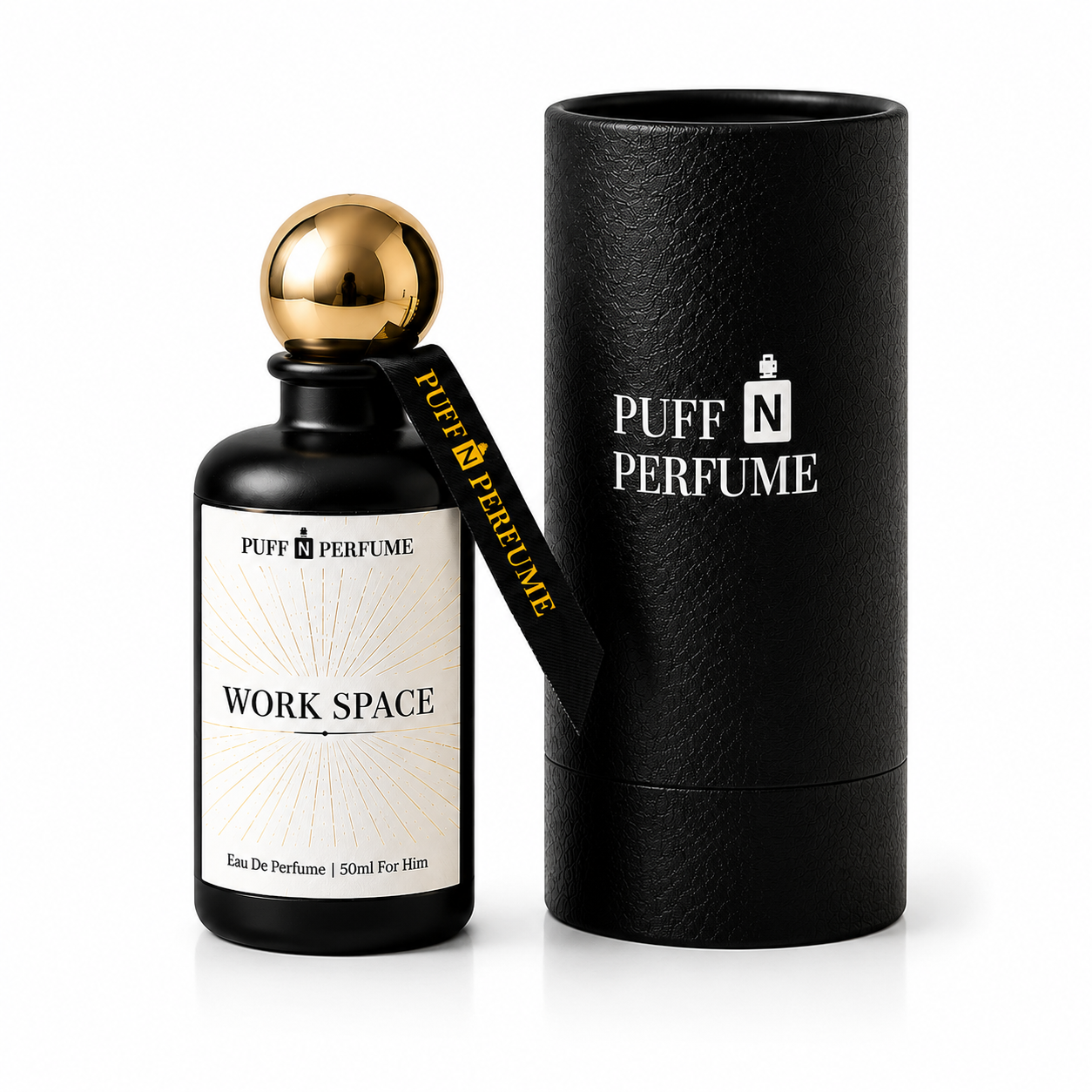 Work Space Eau de Parfum 50ml men's fragrance bottle